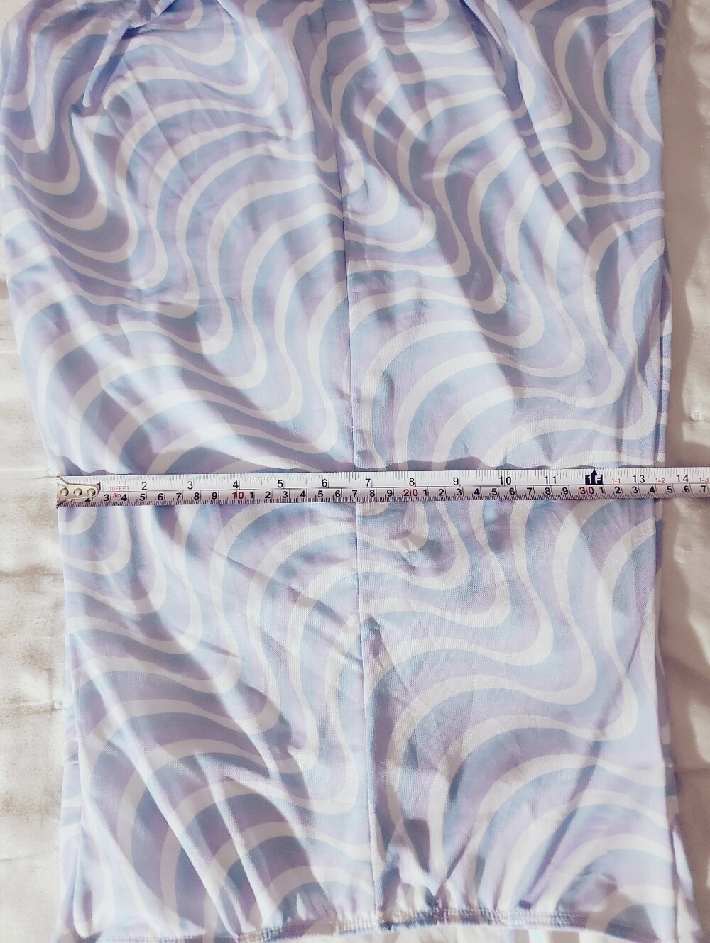 CAUTION TO THE WIND Rare Retro Hippie Psychedelic Swirl Soft Slip Dress - Picture 7 of 8